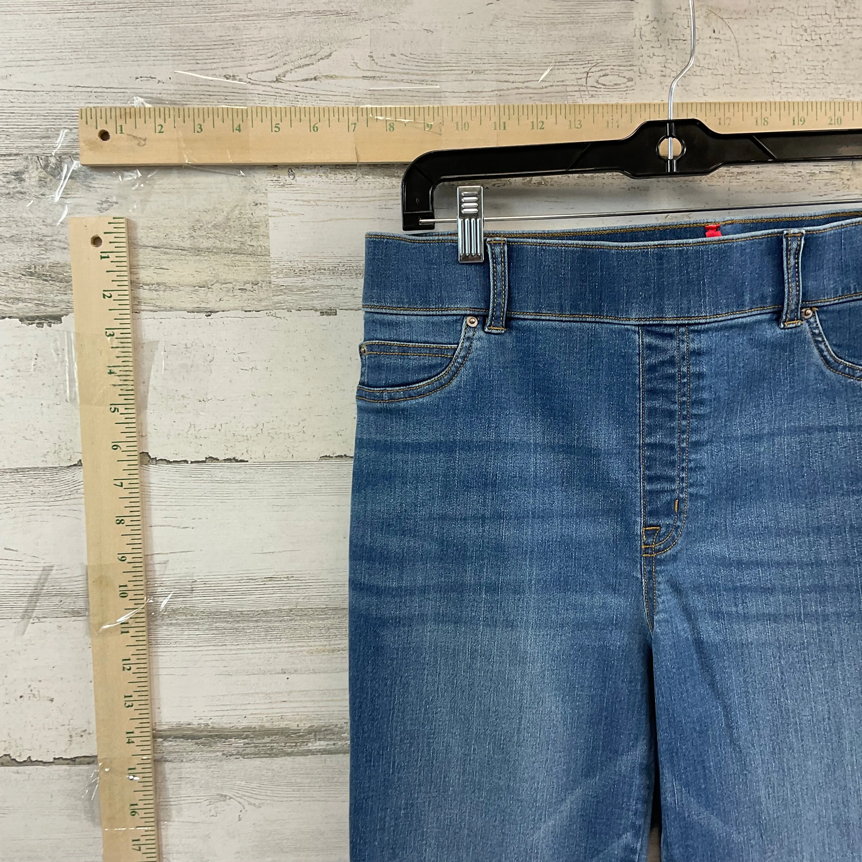 Blue Denim Jeans Flared Spanx, Size Xl