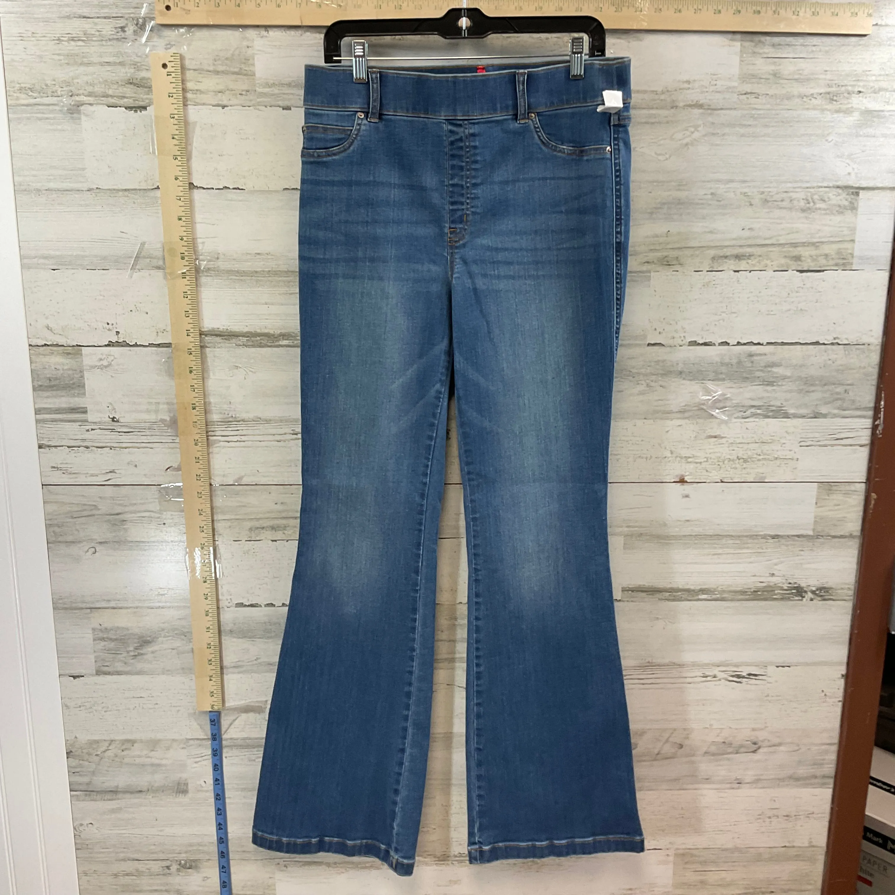 Blue Denim Jeans Flared Spanx, Size Xl