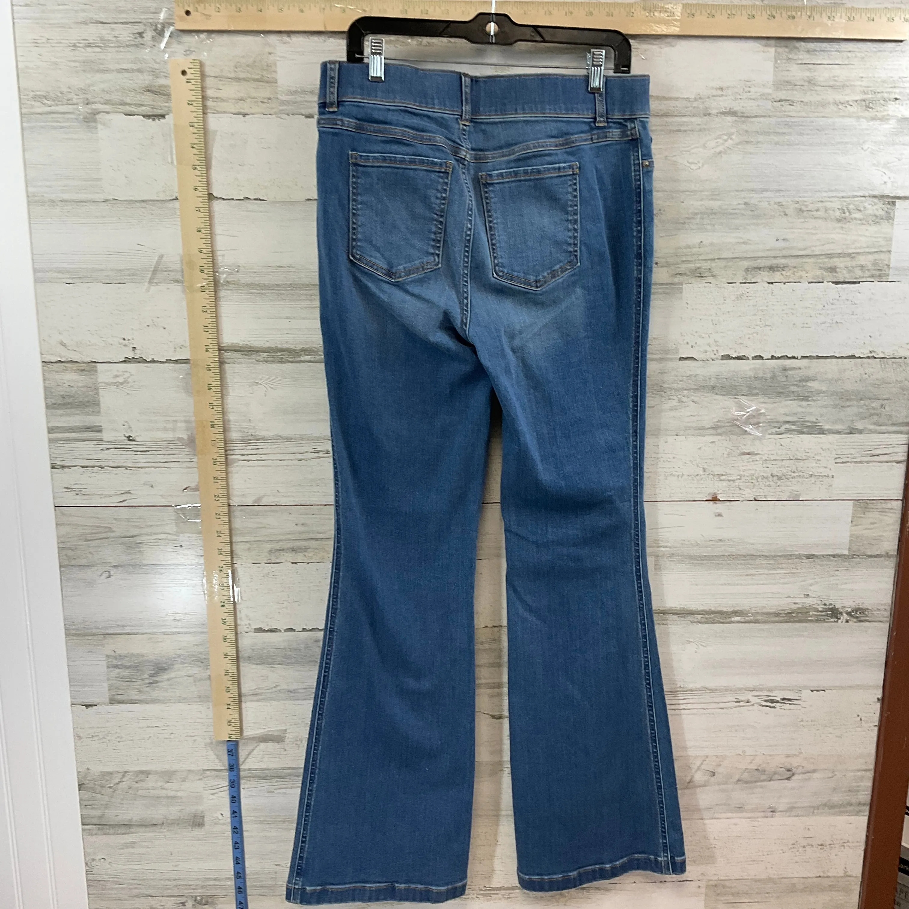 Blue Denim Jeans Flared Spanx, Size Xl