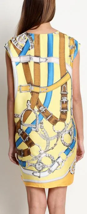 'Cavalcadour' Silk Shift Dress