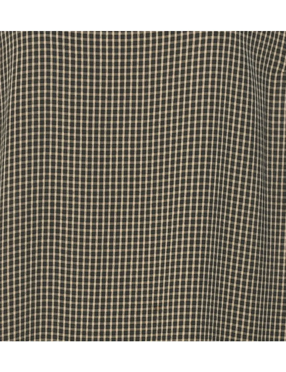 Checked Shift Dress - M