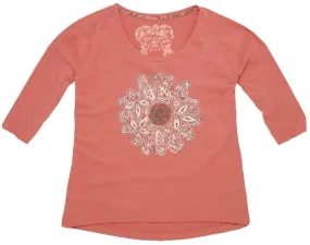 Creamy Dolman Flower T-Shirt by Life is good