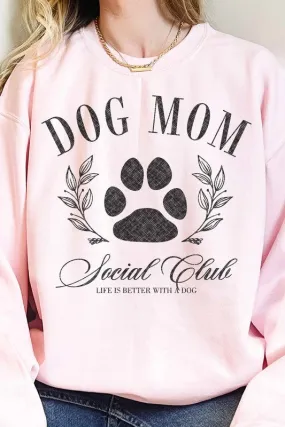 DOG MOM SOCIAL CLUB OVERSIZED SWEATSHIRT