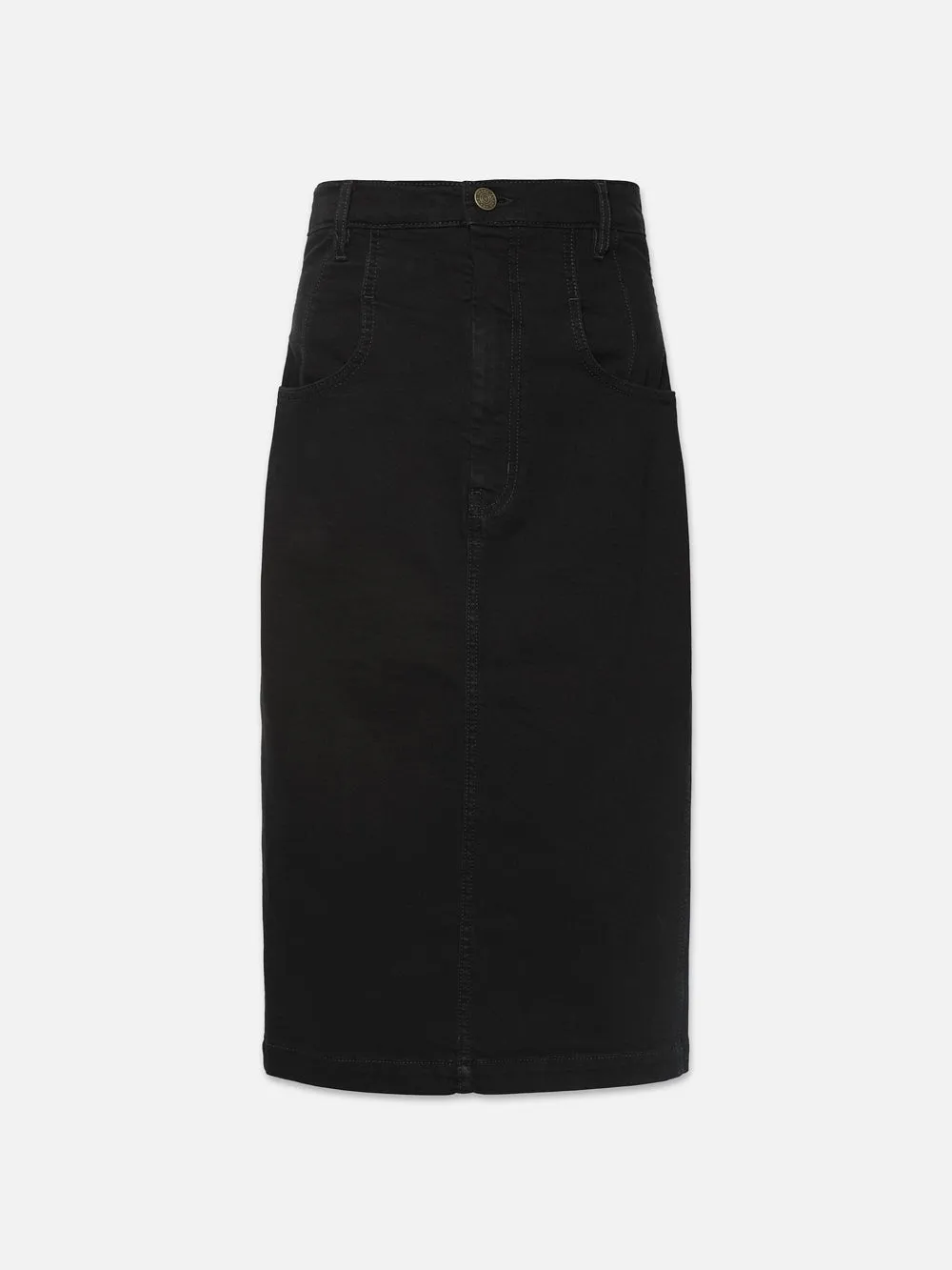 FRAME The High Waisted Seamed Skirt in Aster