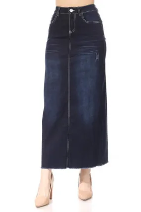 Janie Dk Wash Denim Skirt