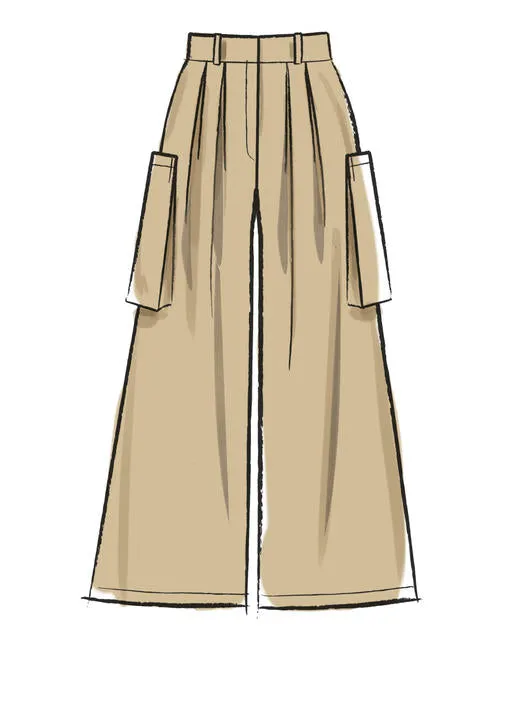 M7907 Misses' Pants