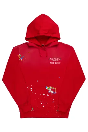 Make It Rain Red Oversized Hoodie