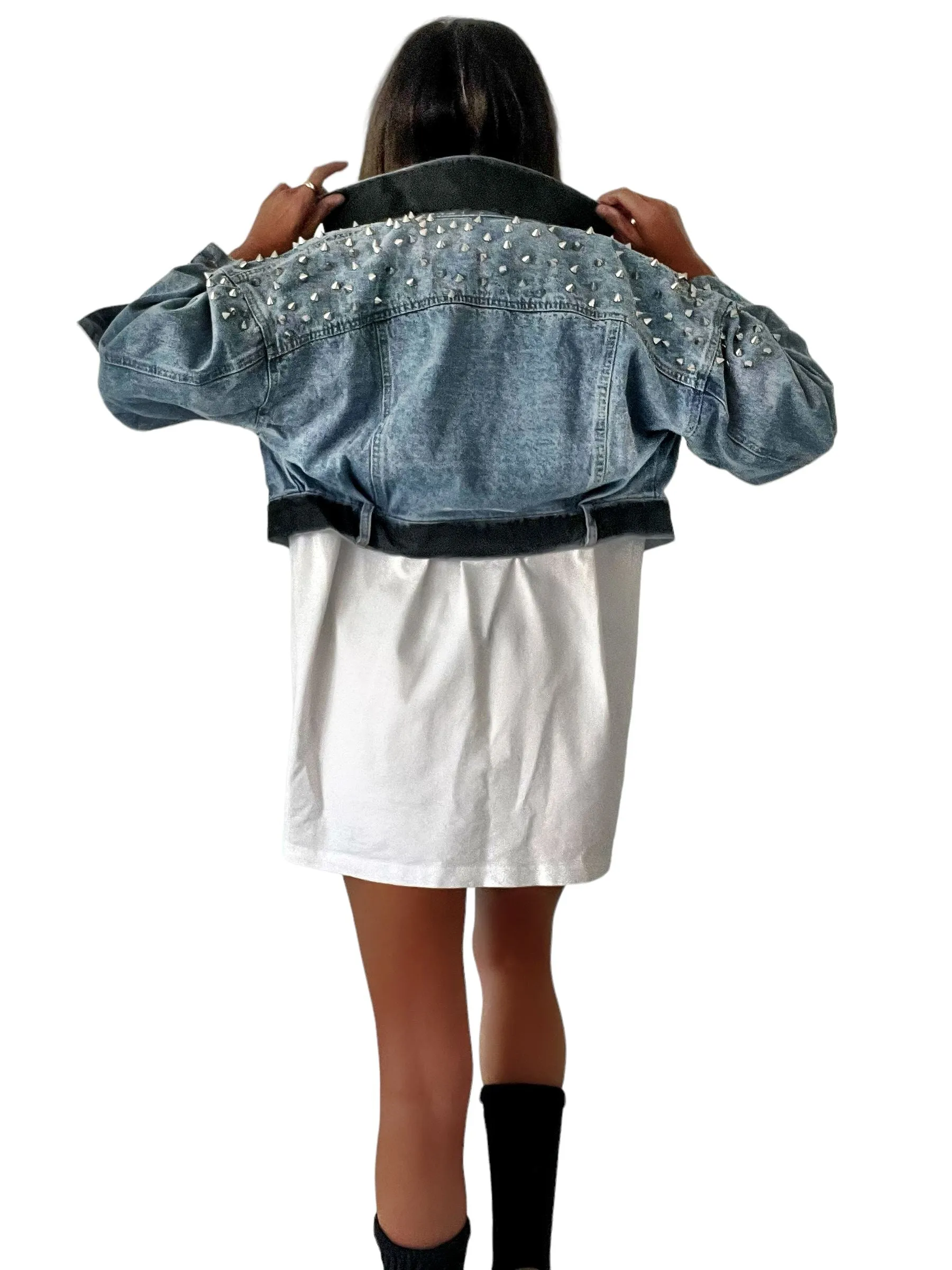 'Spiked and Beyond' Denim Jacket