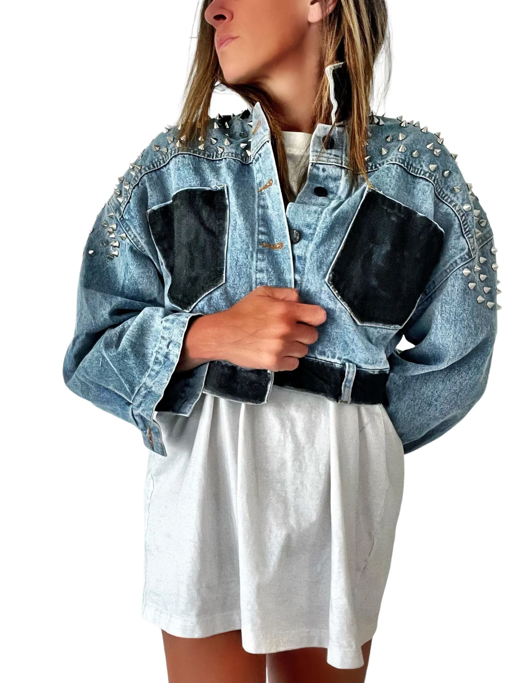 'Spiked and Beyond' Denim Jacket